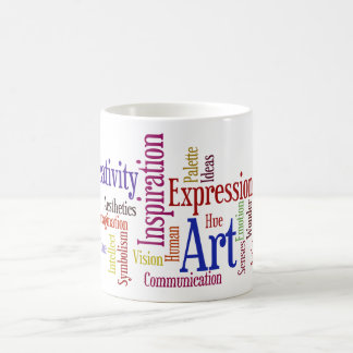 Café La taza del artista - inspiración, nube de la