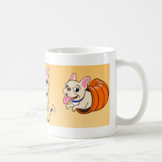Café La taza del blanco de Frenchie