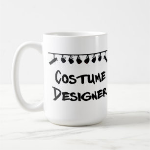 Café La taza del diseñador de vestuario