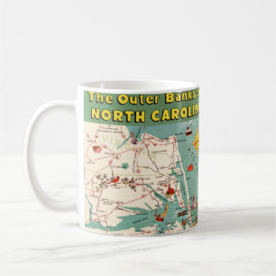 Café La Taza del Mapa de Outer Banks