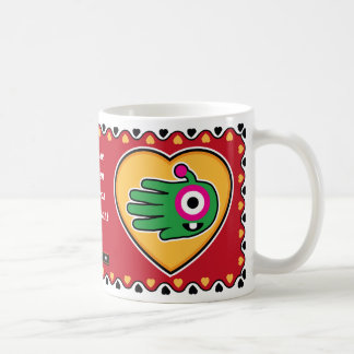 Café La taza extranjera de la tarjeta del día de San