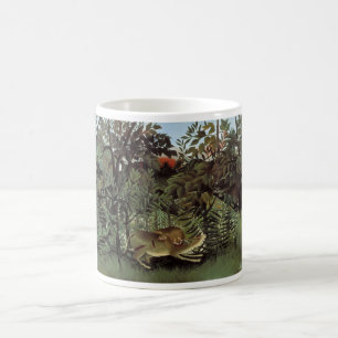 Café La taza hambrienta del león de Rousseau - elija e