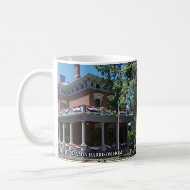 Café La taza histórica de la casa de Benjamin Harrison (Izquierda)
