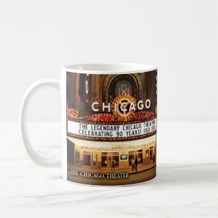 Café La taza histórica del teatro de Chicago