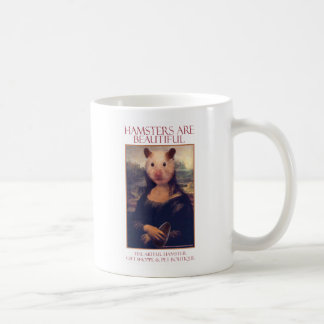 Café La taza ingeniosa de Mona Lisa del hámster