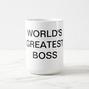 Café La taza más grande de Boss del mundo