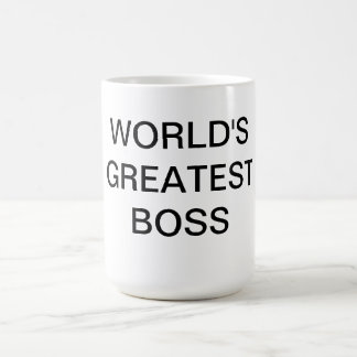 Café La taza más grande de Boss del mundo