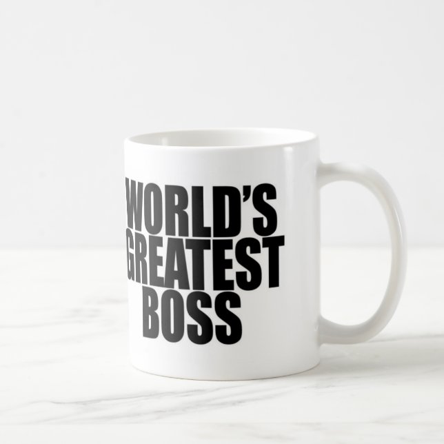 Café La taza más grande de Boss del mundo (Derecha)