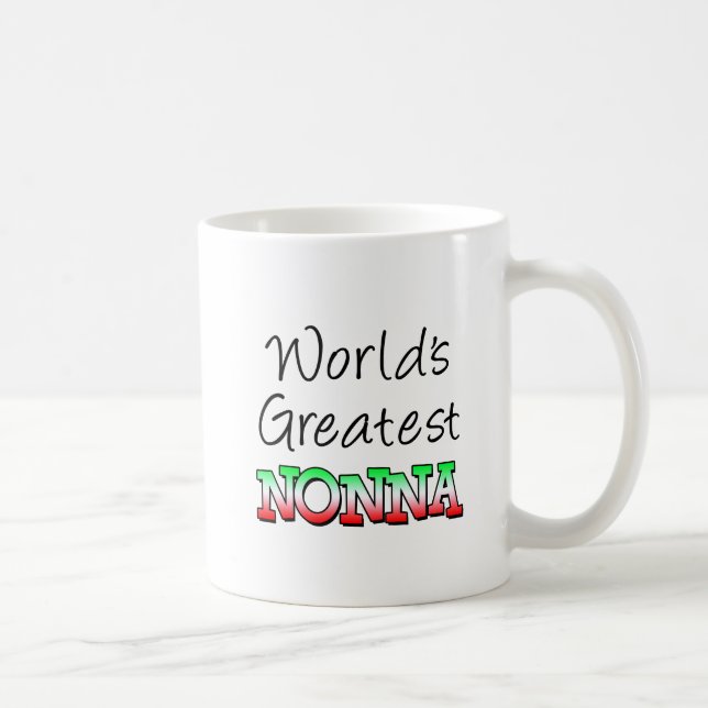 Café La taza más grande de Nonna del mundo (Derecha)