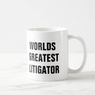 CAFÉ LA TAZA MÁS GRANDE DEL LITIGATOR DE LOS MUNDOS