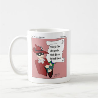Café La taza moderna de la boca de Riddlers