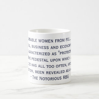 Café La taza notoria de la cita de RBG