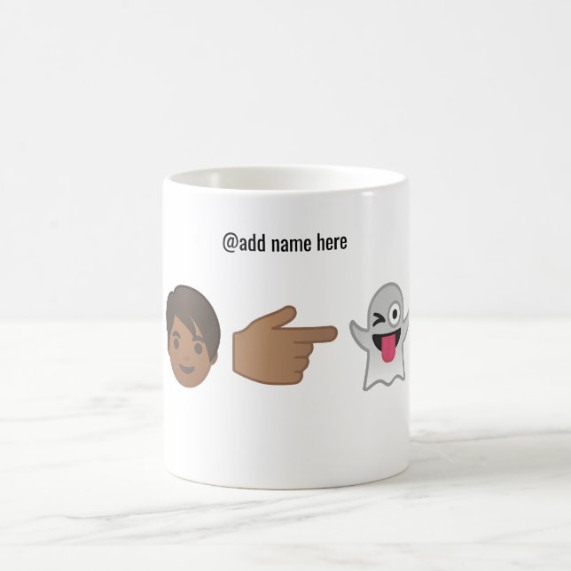 Café La taza personalizada el | de la emoji usted es mi (Centro)