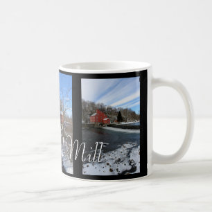 Café La taza roja de la imagen del molino 3