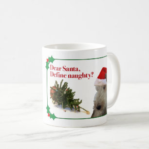 Café La taza traviesa del día de fiesta del fox terrier