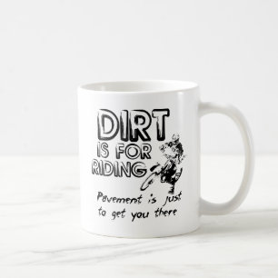 Café La tierra es para andar - Taza de Motocross de Mot