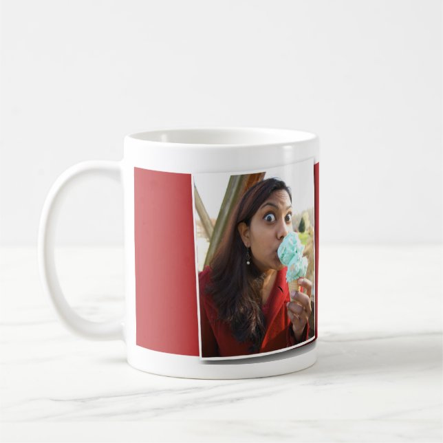Café La vida es como una taza del cono de helado (Izquierda)