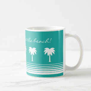 Café La vida es mejor en la playa taza divertida de jub