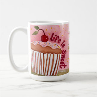 Café La vida es taza dulce de la magdalena