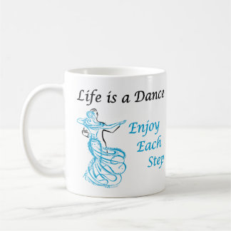 Café La vida es una taza de la danza