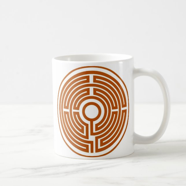 Café Laberinto medieval de la taza pequeño (Derecha)