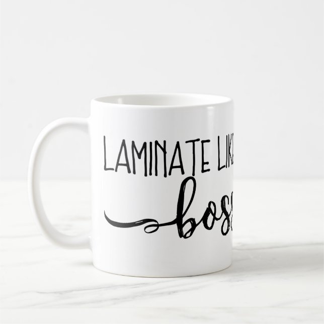 Café Lamina como una taza de Boss (Izquierda)