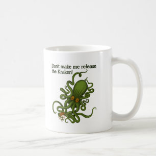 Café Lance la taza divertida de Kraken