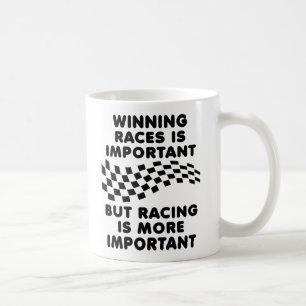 Café Las Carreras Son Más Importantes Taza De Motocross
