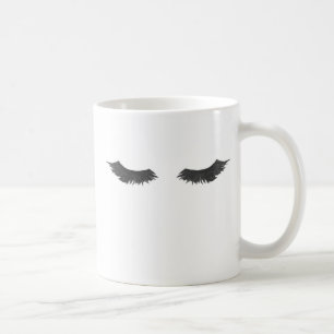 Café Latigazos taza, taza de las pestañas, regalo de l