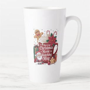 Café Latte Esta es mi taza para ver películas de Navidad Xmas