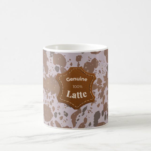 Café Latte genuino 100% - Taza de Latte helado (Centro)