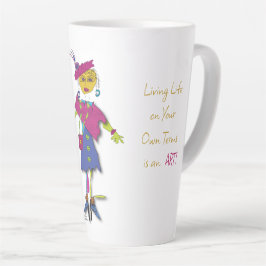 Café Latte Jade - Vivir la vida como una taza de arte de latt