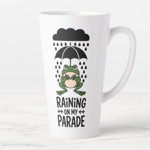 Café Latte Lluvia en mi taza de desfile