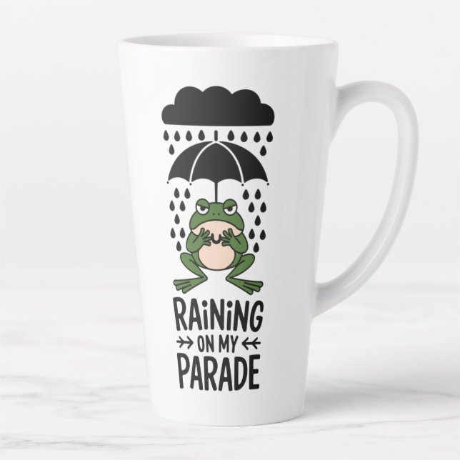 Café Latte Lluvia en mi taza de desfile (Derecha)