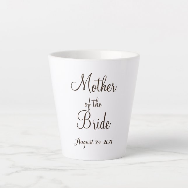 Café Latte Madre de la taza de novia (Anverso)