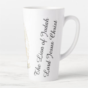 Café Latte Majestuoso León de Judá Señor Jesucristo Taza de 1