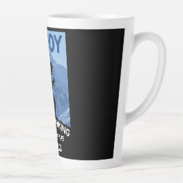 Café Latte Montañas Cima Senderismo | Trekking | Taza de Mont