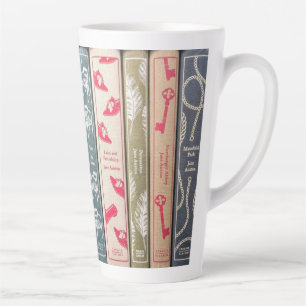 Café Latte novelas de Jane Austen en taza