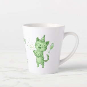Café Latte Regalo de fiesta de año nuevo en taza