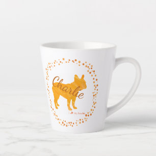 Café Latte Regalo Naranja Pastel personalizado de la taza de 