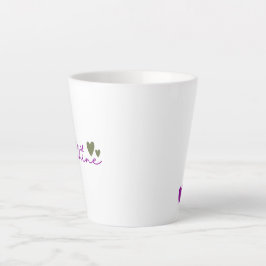 Café Latte Taza Alma Llena de Luz Solar