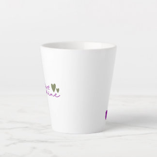 Café Latte Taza Alma Llena de Luz Solar