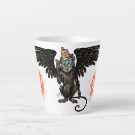 Café Latte Taza Clásica del Mono Alado de El Mago de Oz