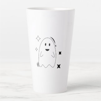 Café Latte Taza de arte de línea de fantasma celestial acoged