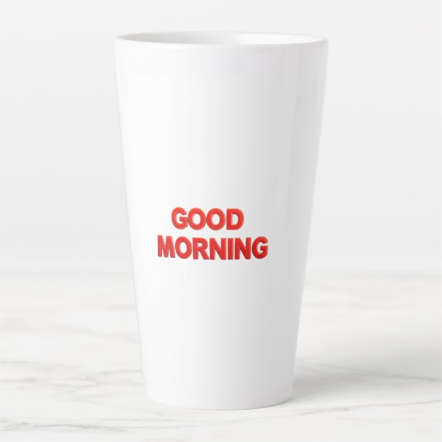 Café Latte Taza de Buen Día Sol (Anverso)