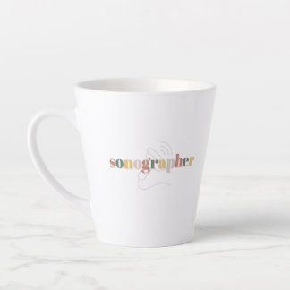Café Latte Taza de café/regalo de sonógrafo Coffee Mug/Sonogr