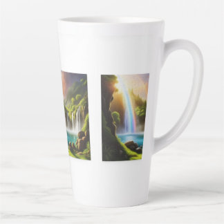 Café Latte taza de cascadas