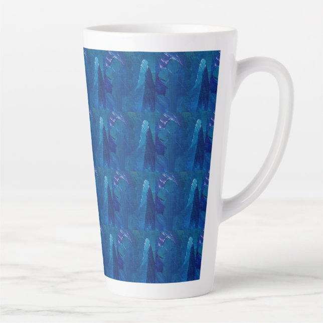 Café Latte Taza de cerámica neutra 🌟 (Derecha)