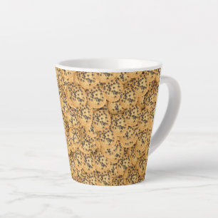 Café Latte Taza de Consuelo de Galleta con Chips de Chocolate
