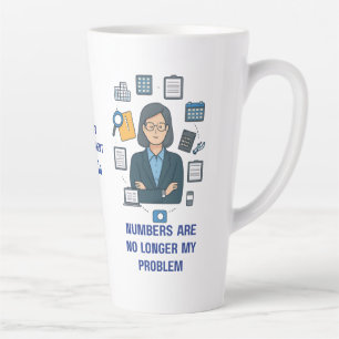 Café Latte Taza de Contador Retirado – Regalo Divertido de Ju